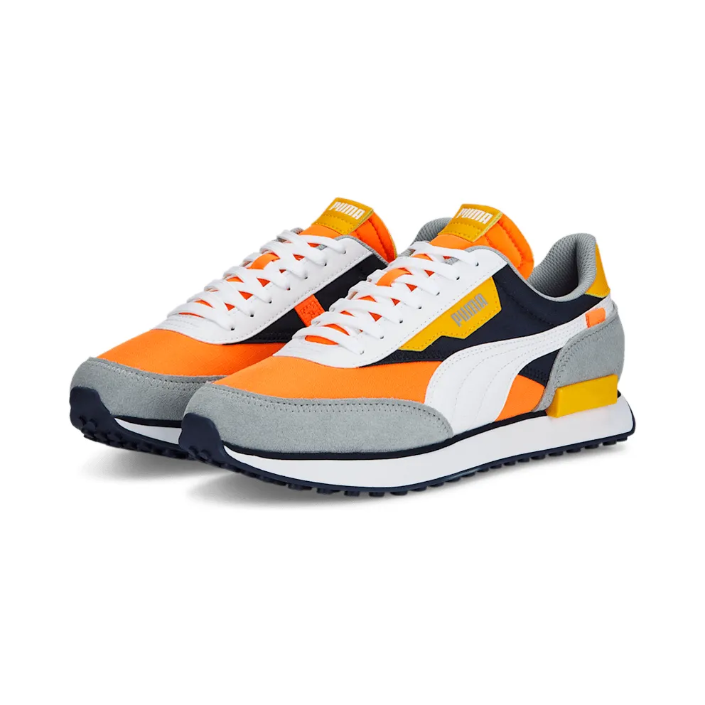 Puma Future Rider Play On White/Orange (371149-92)