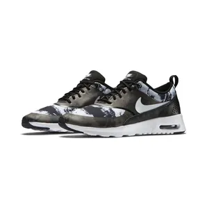 Nike Free Air Max Thea Print Black White-Dark Grey (W) (599408-007)