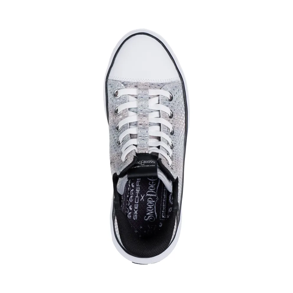 Skechers Slip-ins: Snoop One Disco Snoop “Silver / Multi (186006 Smlt)” (186006SMLT)