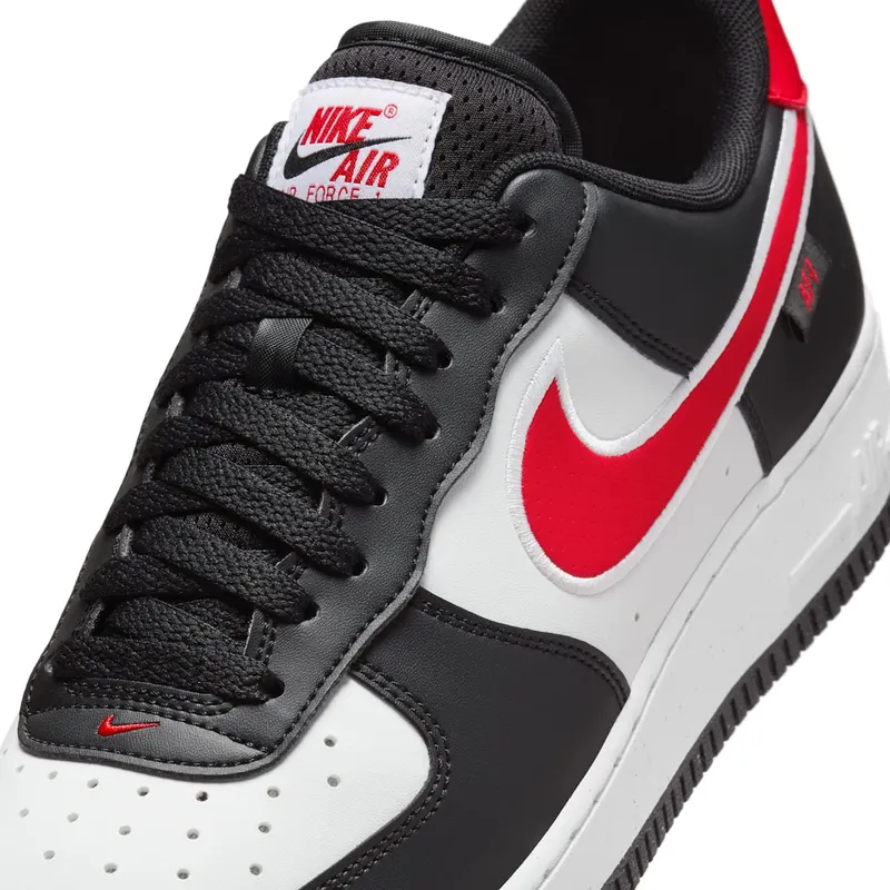 Nike Air Force 1 Low ’07 Next Nature “Black White University Red” (HM0721-002)
