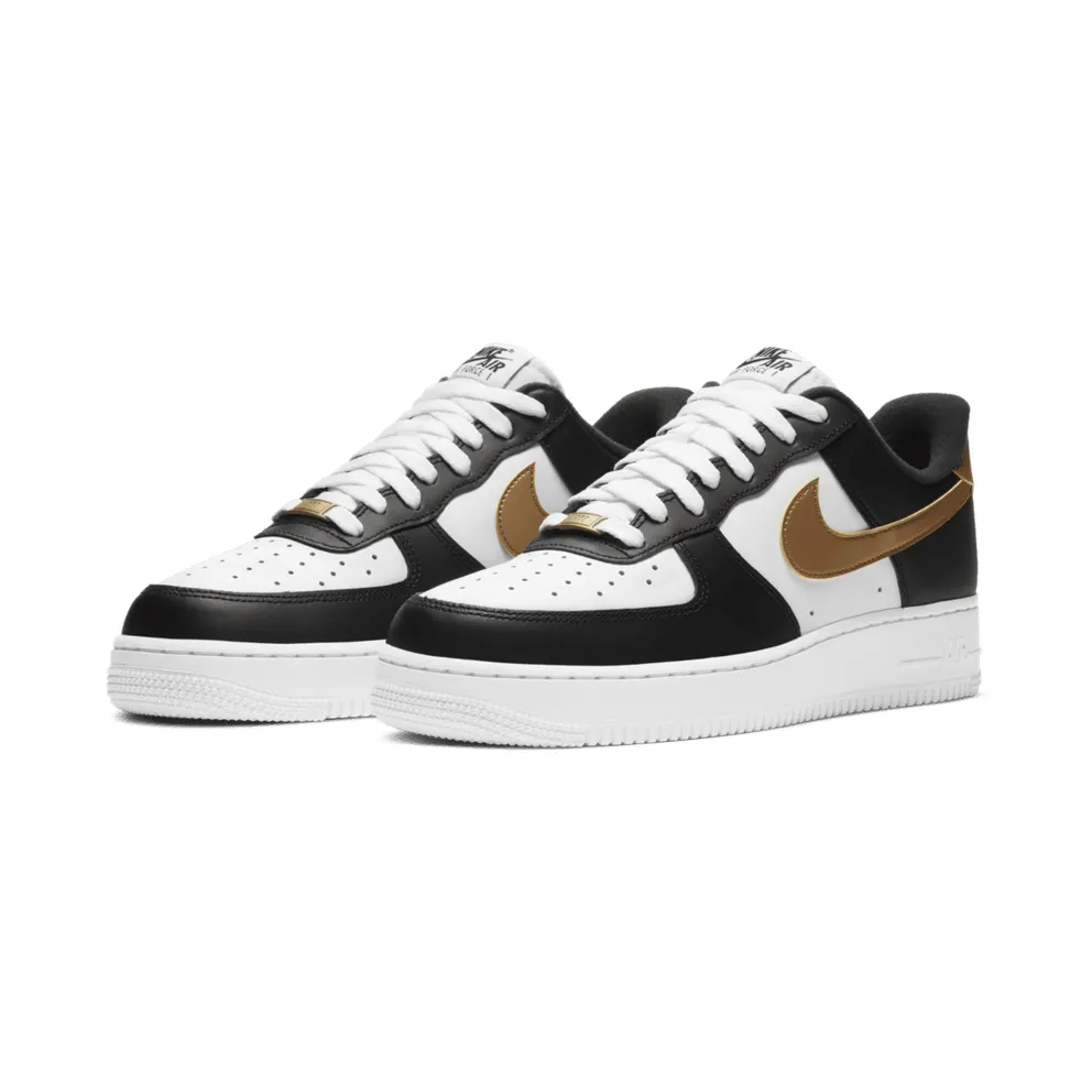 Nike Air Force 1 Low Black White Metallic Gold Black/White-Metallic Gold (CZ9189-001)