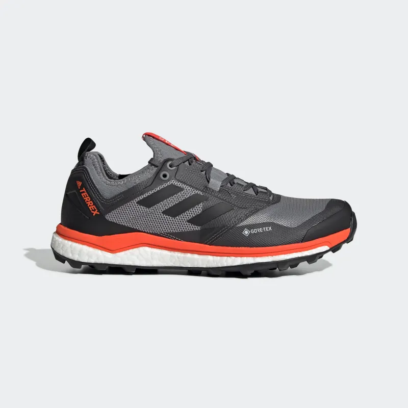 adidas Terrex Agravic XT GORE-TEX Trail Running Grey Three / Core Black / Active Orange (EE9570)