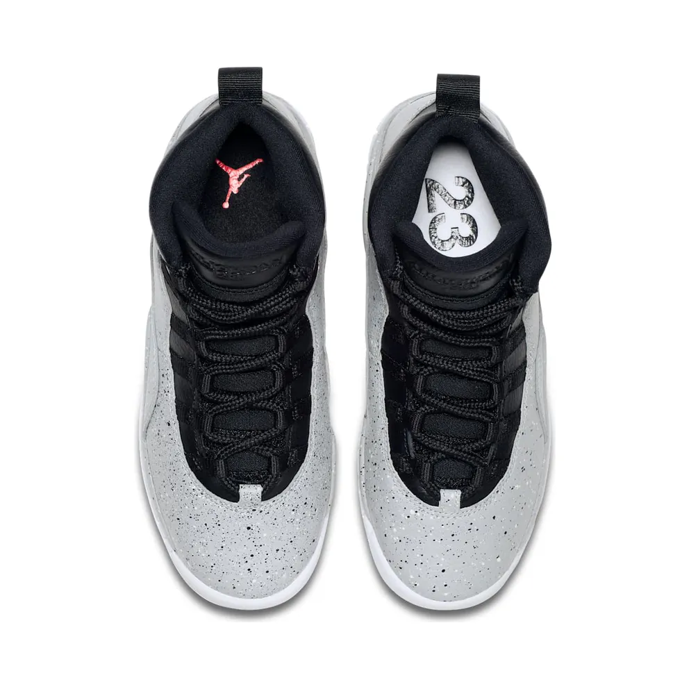 Jordan 10 Retro Light Smoke Grey (GS) Light Smoke Grey/Black-University Red-White (310806-062)