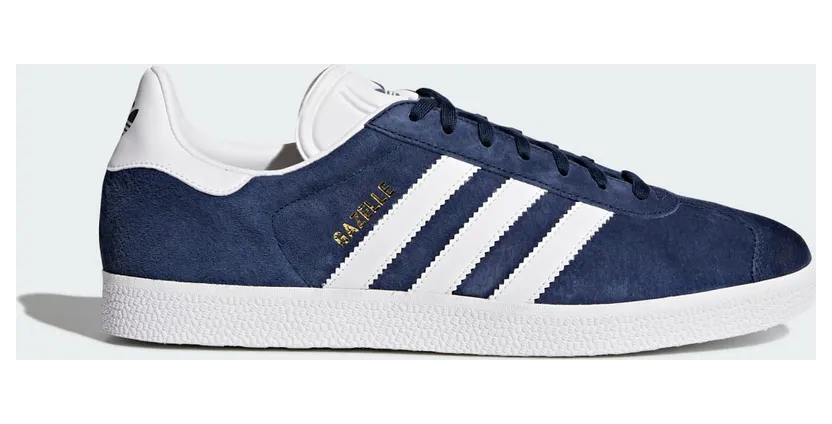 adidas Gazelle Collegiate Navy / White / Gold Metallic (BB5478)