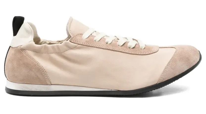 Uma Wang met suède vlak “Brown” (US9587)