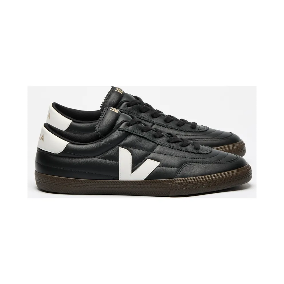 Veja Panenka Low-Top Quilted O. T. Leather Sneakers Black (FU2020707B)