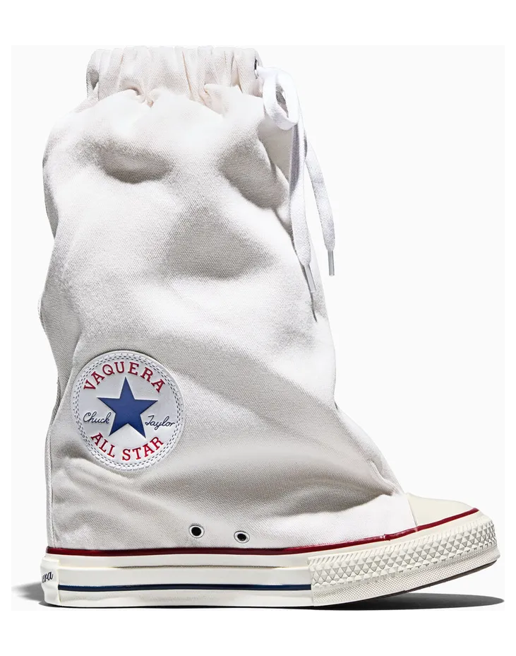 Vaquera x Converse (W) Chuck Taylor All Star XHi Slouch Wedge ‘White’ (A17686C)