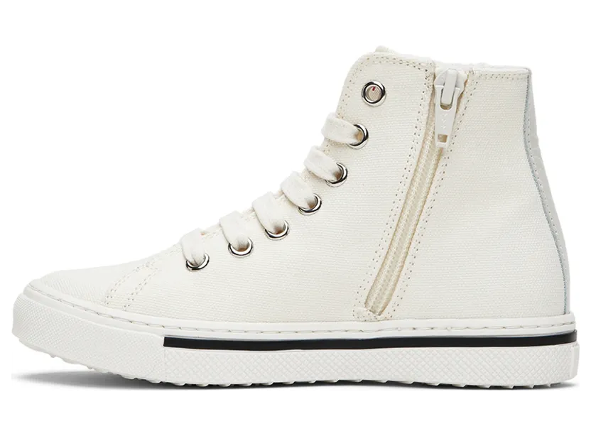Marni Kids Off-White Logo High Sneakers (70399) (3)
