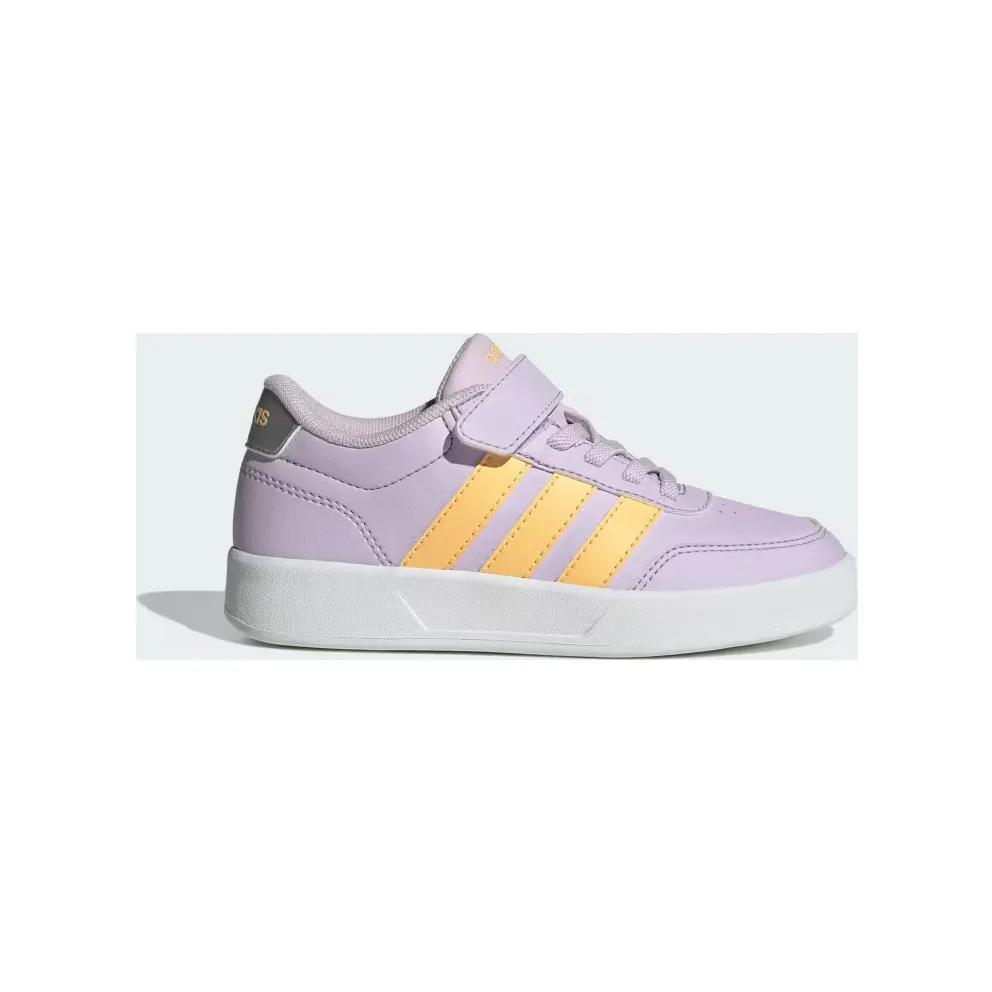 adidas Breaknet 3.0 Shoes Kids “Ice Lavender / Ice Tangerine / Silver Metallic” (KI8684)
