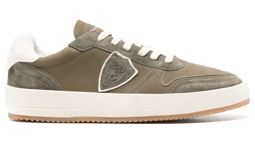 Philippe Model Paris Nice sneakers met logo-patch – Groen (VNLUWX01)