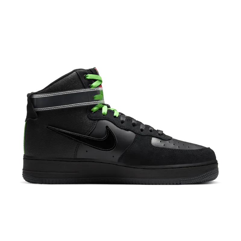 Nike Air Force 1 High All for 1 Lauren Halsey Summaeverythang Black/Black-Rage Green-Bright Crimson (CU3052-001)