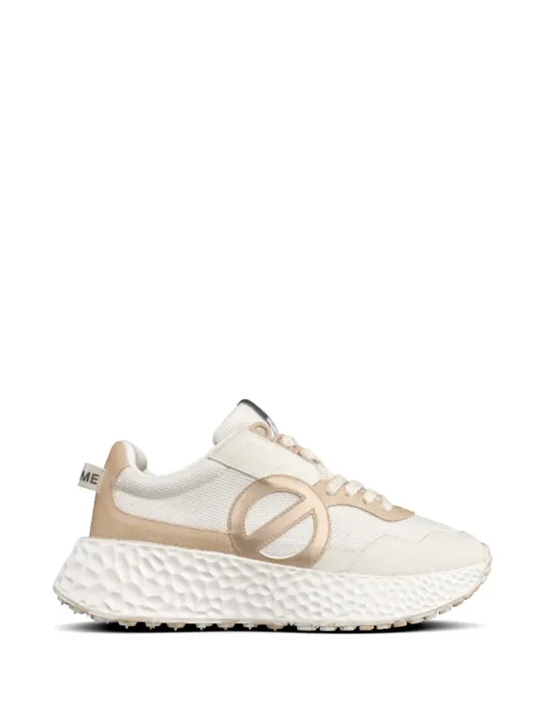 No Name Sneakers with logo – Beige (WCARTERJOGGERDOVEDOVENUDE)
