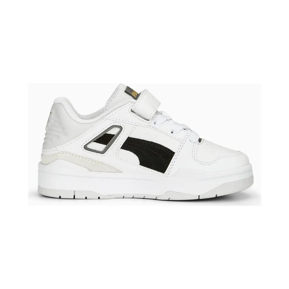 Puma Slipstream Suede FS with alternatieve sluiting White/Black/Grey (388684-05)