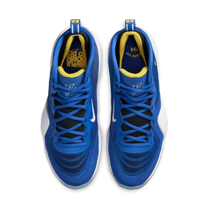Nike Air Penny 5 Blue Chips Bright Blue/Yellow Streak-White (537331-402)