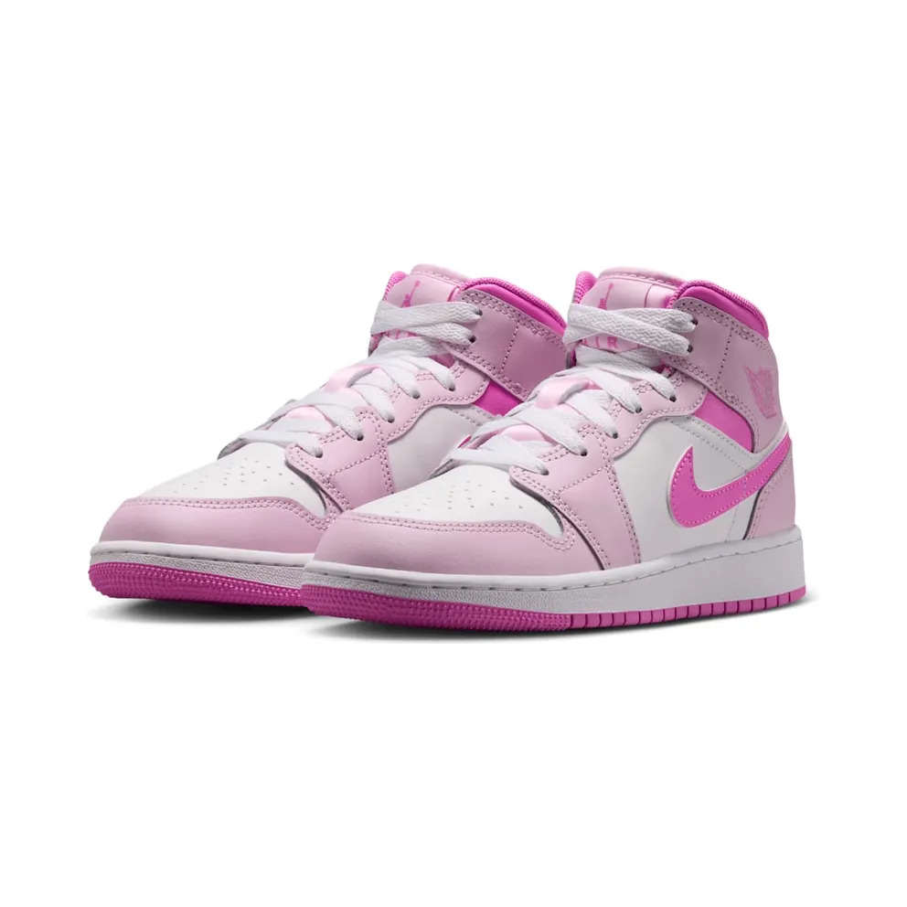 Nike Air Jordan 1 Mid “Pink Foam / China Rose / White” (DQ8423-601)