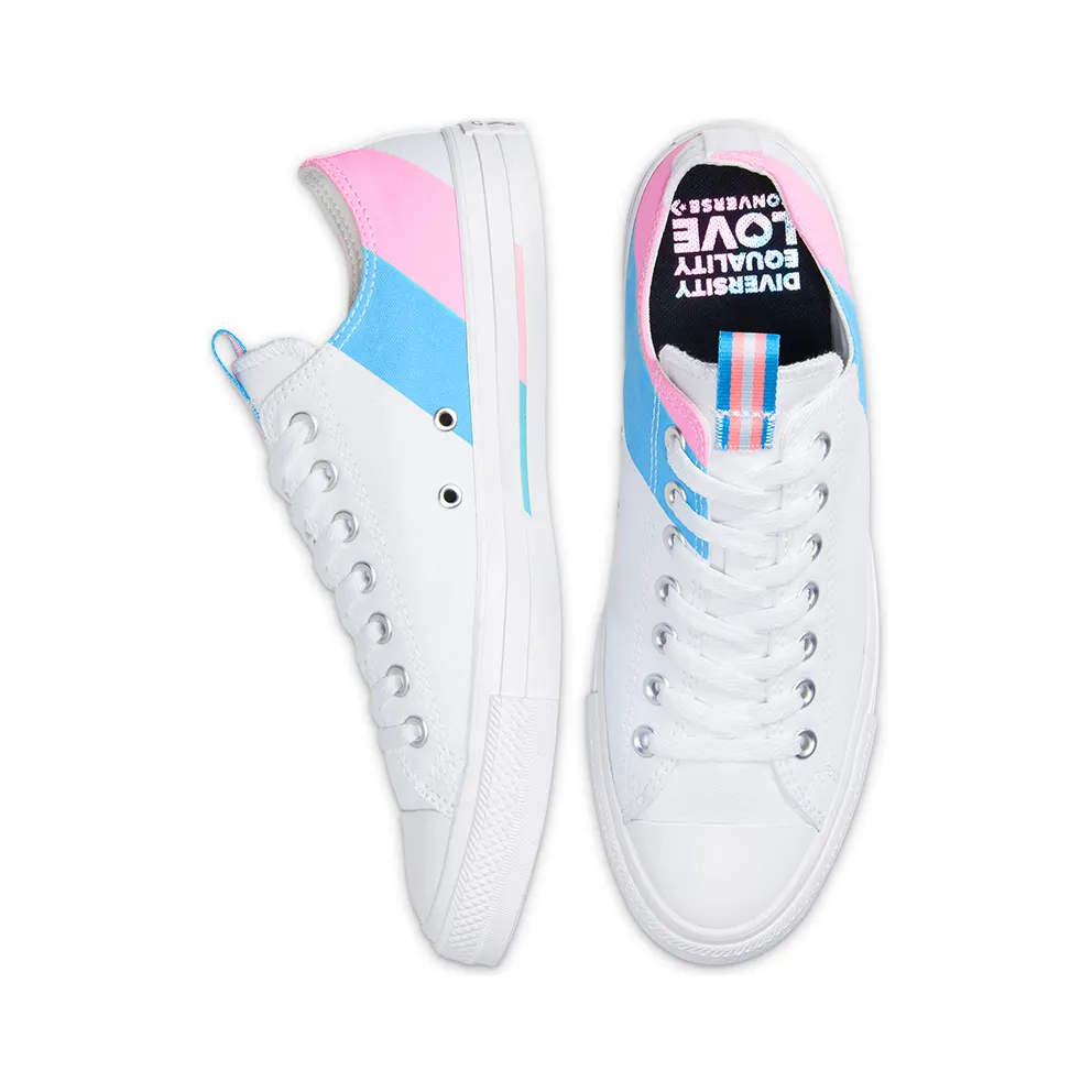 Converse Chuck Taylor All-Star Ox Pride (2020) White/90s Pink-Gnarly Blue (167760C)