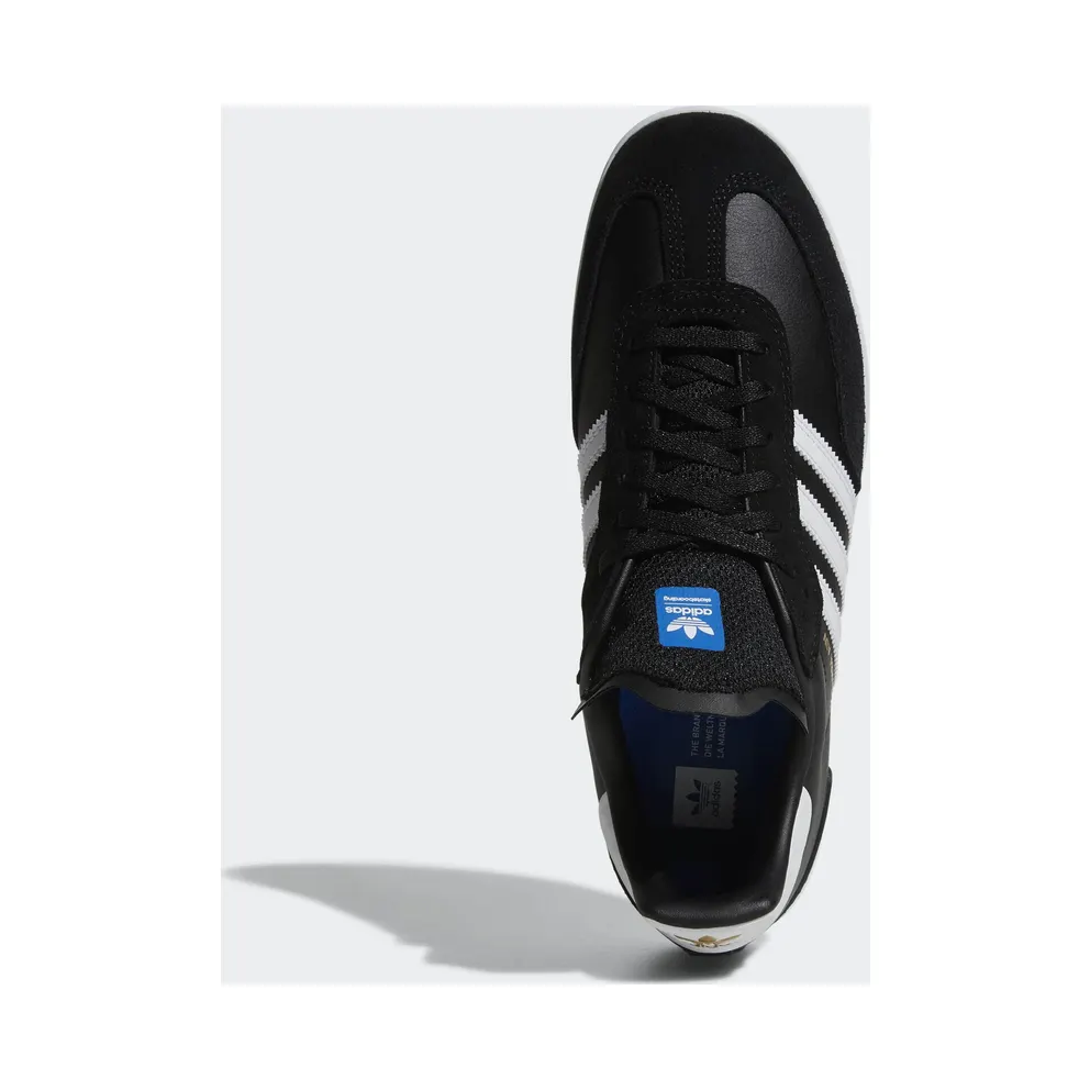 adidas Samba Adv Black White Core Black/Cloud White/Bluebird (BY3928)