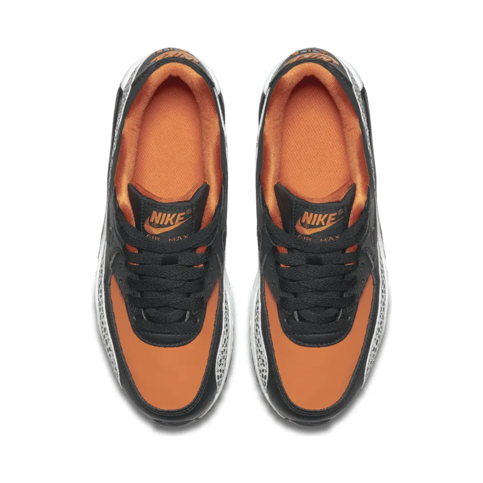 Nike Air Max 90 Safari (GS) Summit White/Black-Clay Orange (820340-100)