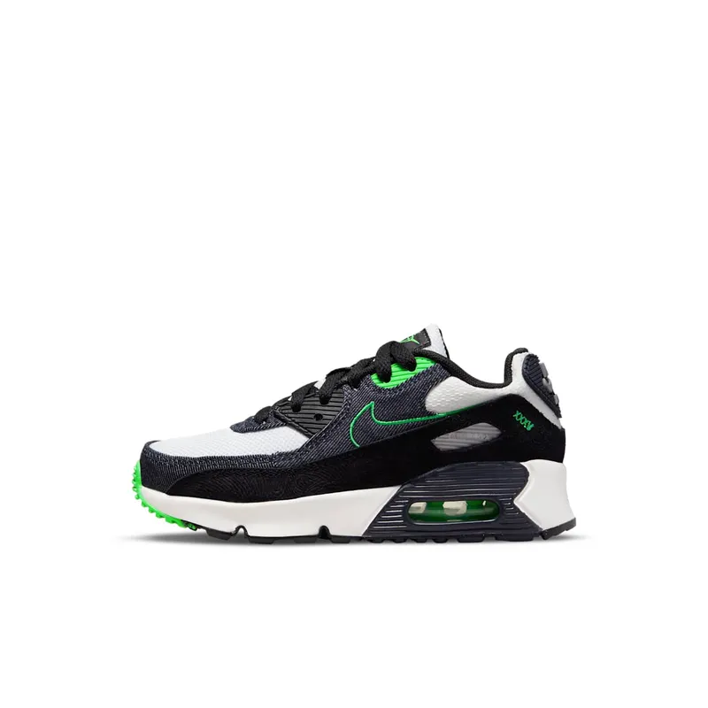 Nike Air Max 90 Ltr SEen “Black / Scream Green / Summit White / Obsidian” (DN4377-001)