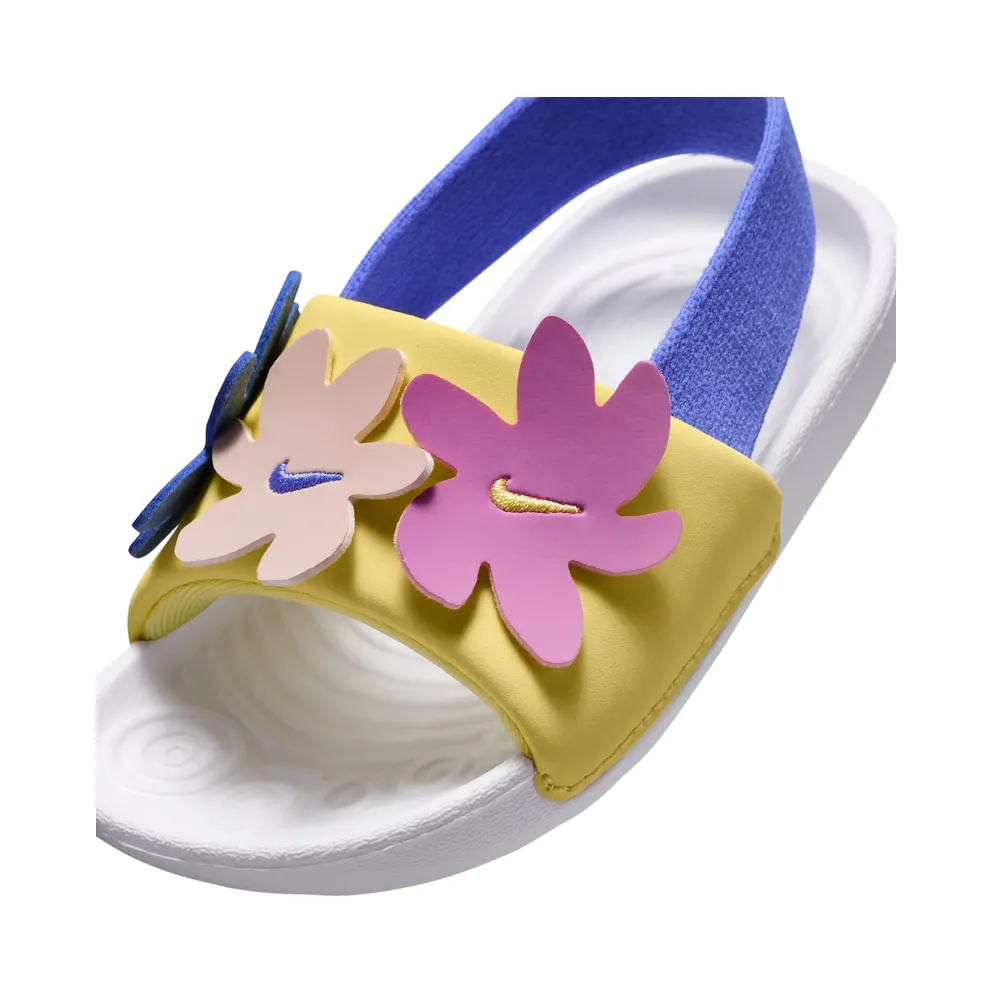 Nike Kawa Slide SE White Sapphire Magenta Soft Yellow (IF3657-100)