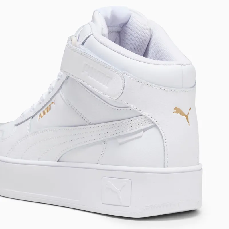 Puma Carina Street halfhoge Gold/White (392337-01)