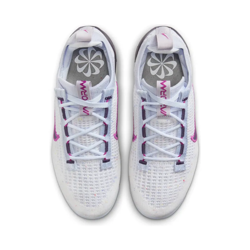 Nike Air VaporMax 2021 FK White Football Grey Hot Fuchsia Dark Raisin (DB1550-107)
