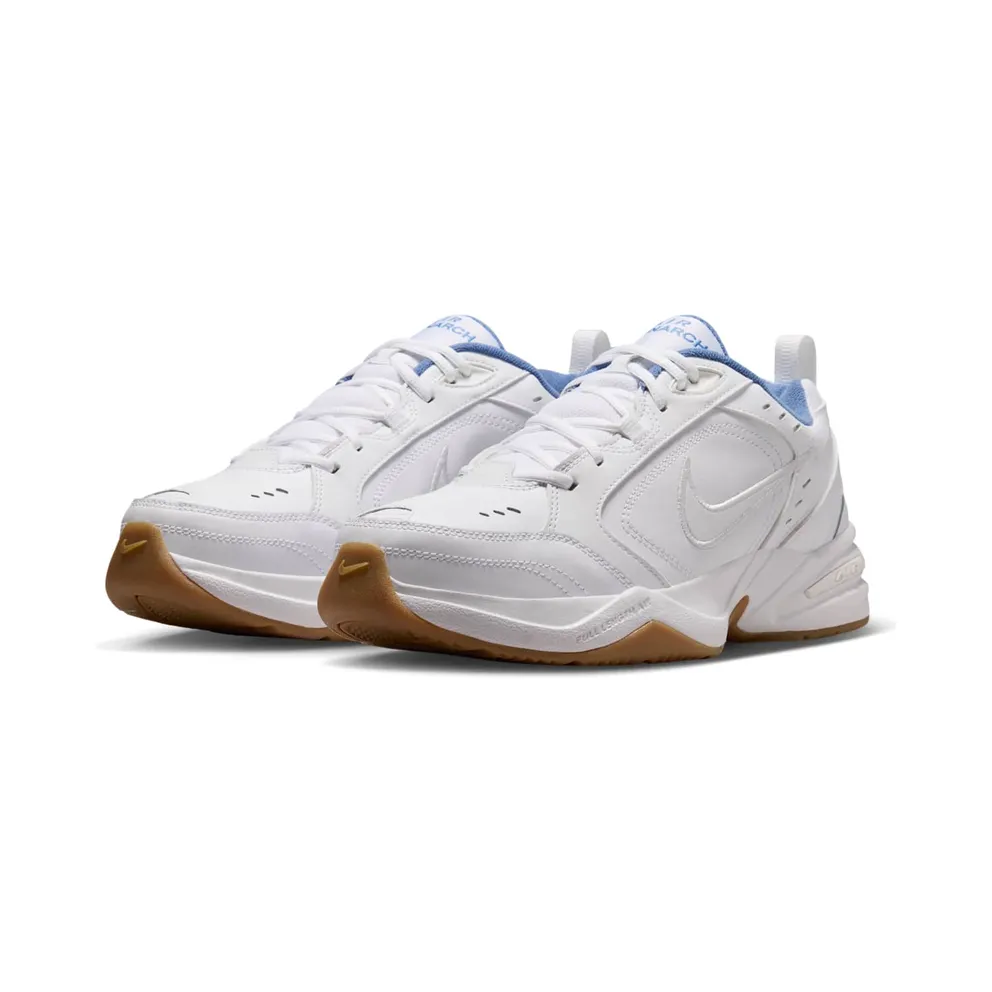 Nike Air Monarch IV “White / Indigo Storm / Gum Light Brown” (415445-105)