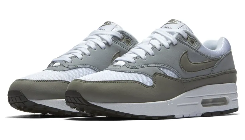 Nike Air Max 1 White/Dark Stucco/Light Pumice (319986-105)