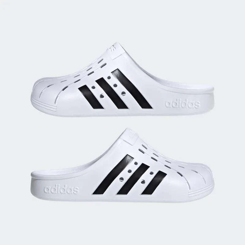adidas Adilette Clog White Black Cloud White/Core Black/Cloud White (FY8970)