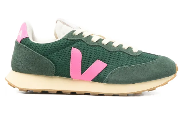 Veja Rio Branco II Mesh Overlay “Green/Pink” (RO1821543)