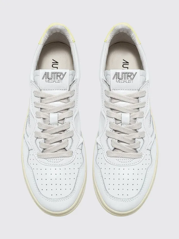 Autry Medalist Low Leather Yellow (AULMLL09)