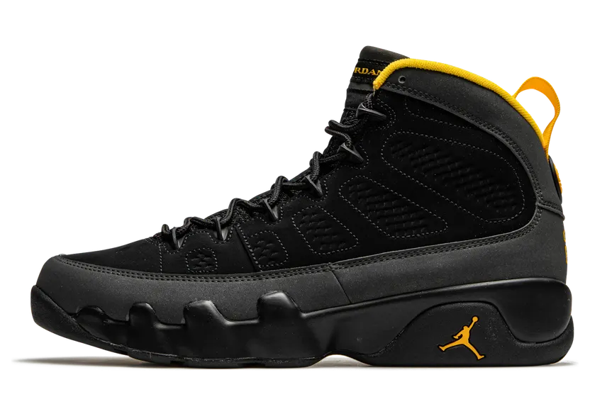 Air Jordan 9 Retro Dark Charcoal University Gold (CT8019-070)