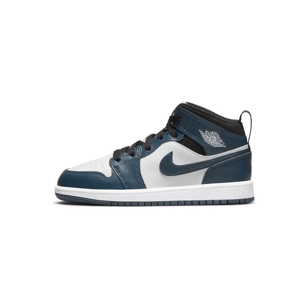 Air Jordan 1 Mid Armor Navy (PS) – “Armor Navy / Black / White” (640734-411)