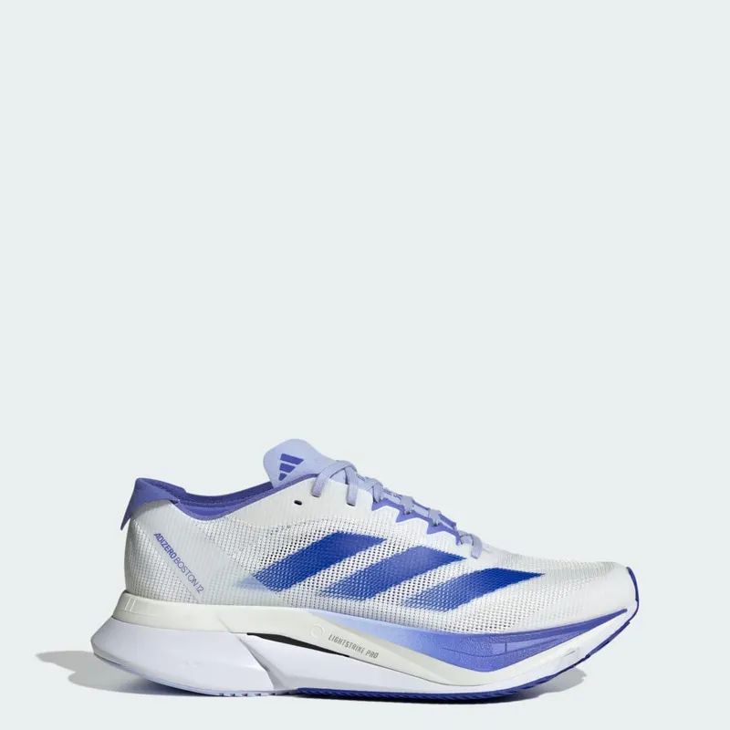 Adidas Adizero Boston 12 Cloud White / Lucid Blue / Cobalt Blue (JI4479)