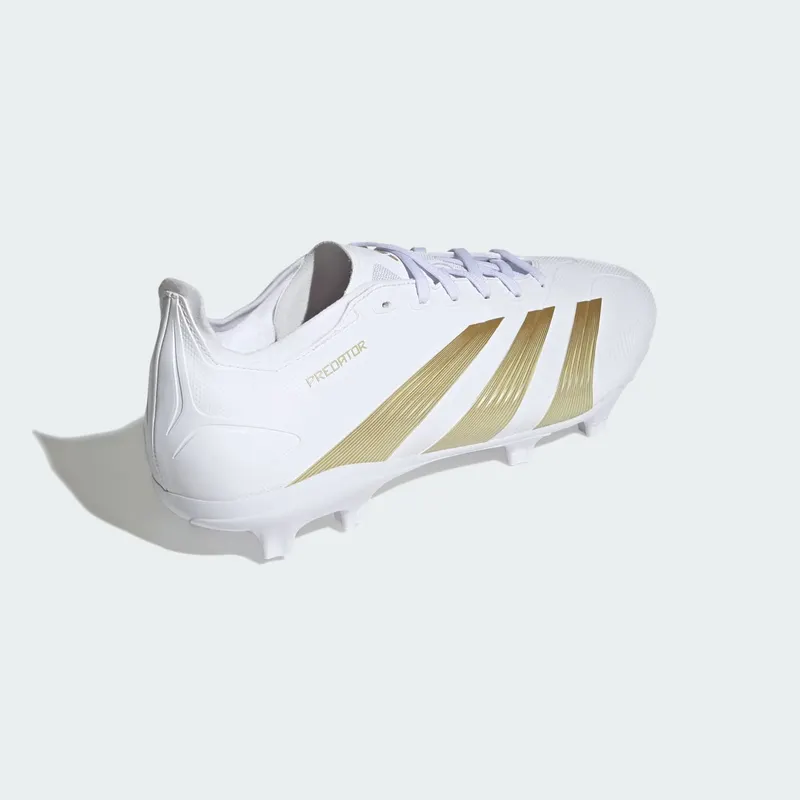 Adidas Predator League FG “Cloud White Gold Metallic Sandy Beige Met” (IF6346)