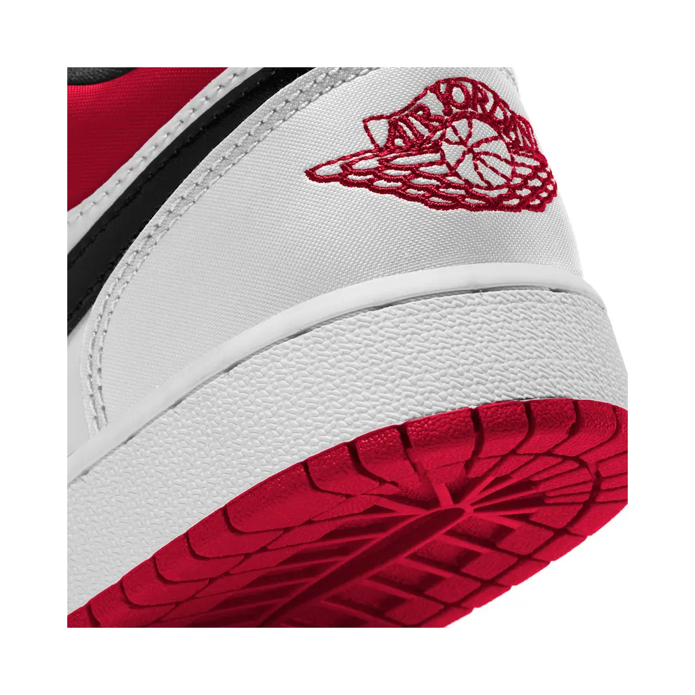 Jordan 1 Low White Gym Red (GS) (553560-118)