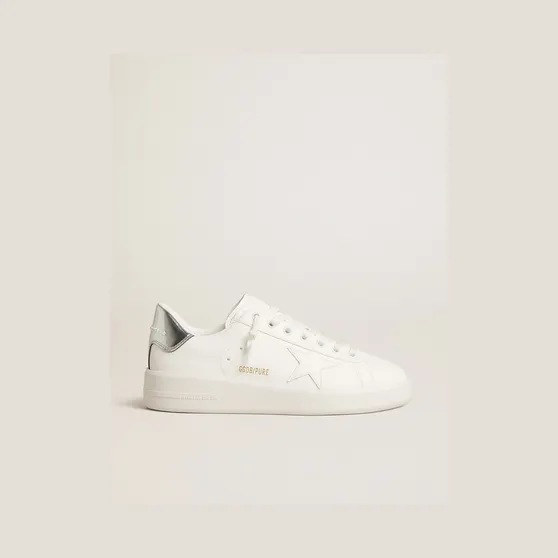 Golden Goose Women’S Bio-Based Purestar With White Star And Mirror-Effect Heel Tab (GWF00197.F005221.80185)