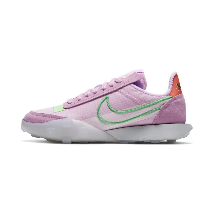 Nike Waffle Racer 2X “Light Arctic Pink / Grey Fog / Barely Volt / Poison Green” (CK6647-601)