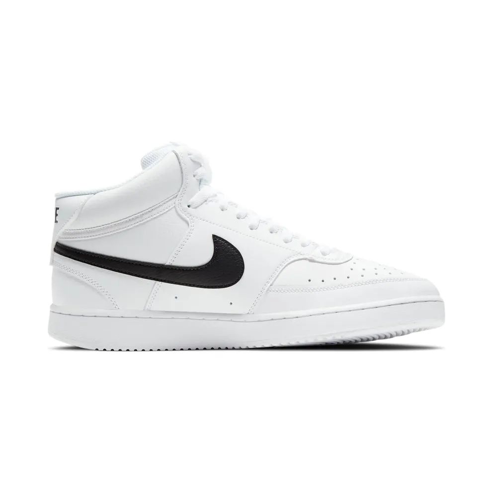 Nike Court Vision Mid White Black White/White/Black (CD5466-101)
