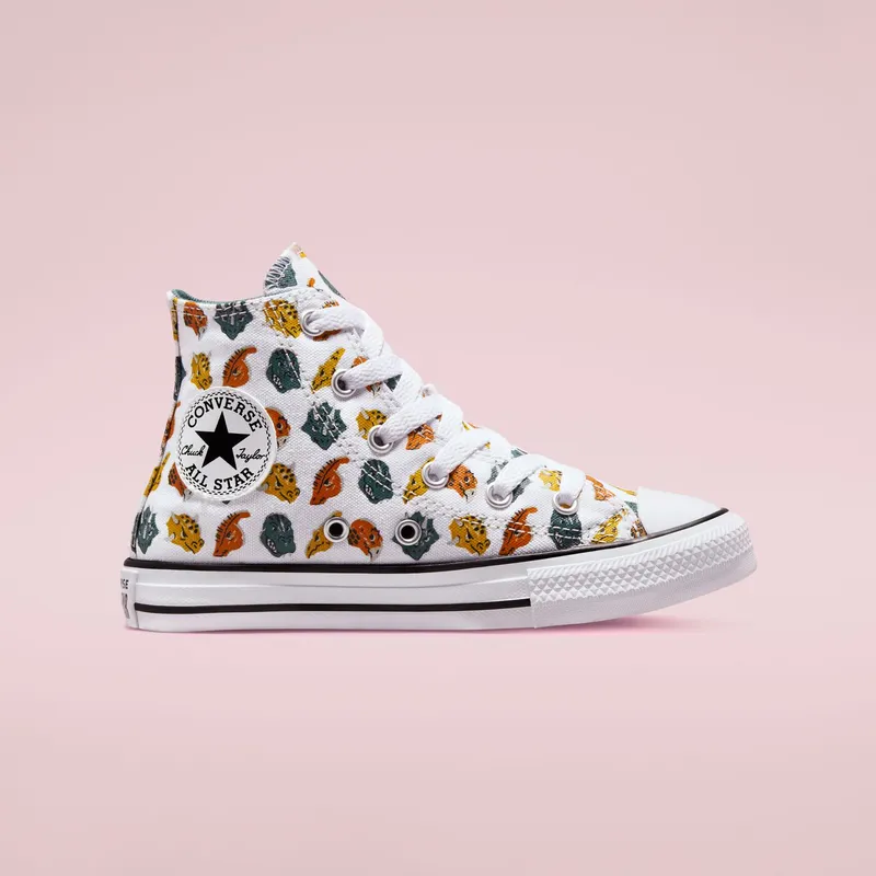 Converse Dino Daze Chuck Taylor All Star White/forest Pine/Black (671707C)