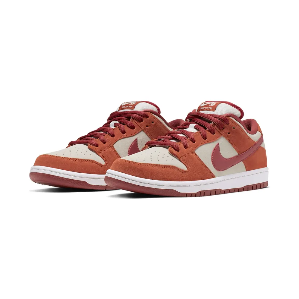 Nike SB Dunk Low Pro Dark Russet Cedar Dark Russet/Cedar/Summit White (BQ6817-202)