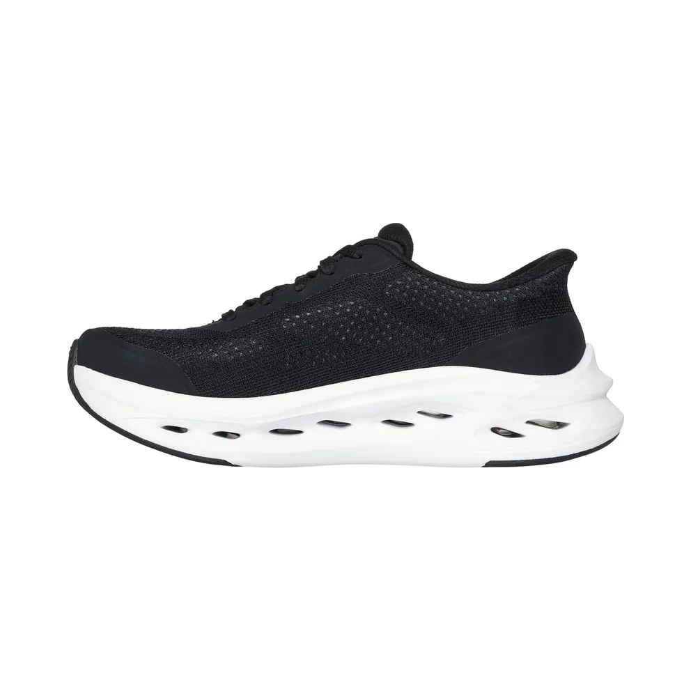 Skechers Slip-ins: Max Cushioning Glide-Step “Hartford Sneaker Black / White” (129403BKW)