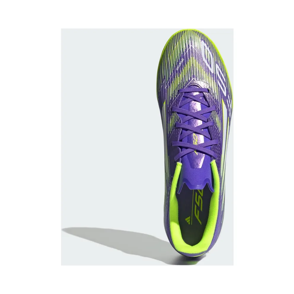 adidas F50 League TF Purple Rush Cloud White Lucid Lemon (JH7724)