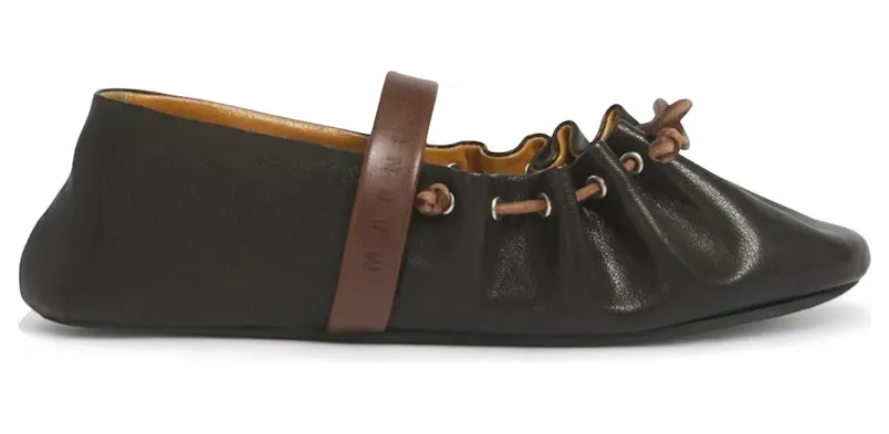 Marni Dancer Shoe Black Brown (BAMS006400 P1186 ZP078)