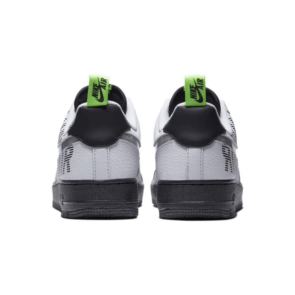 Nike Air Force 1 Low Under Construction Grey Vast Grey/Gunsmoke-Black-Electric Green (BQ4421-001)