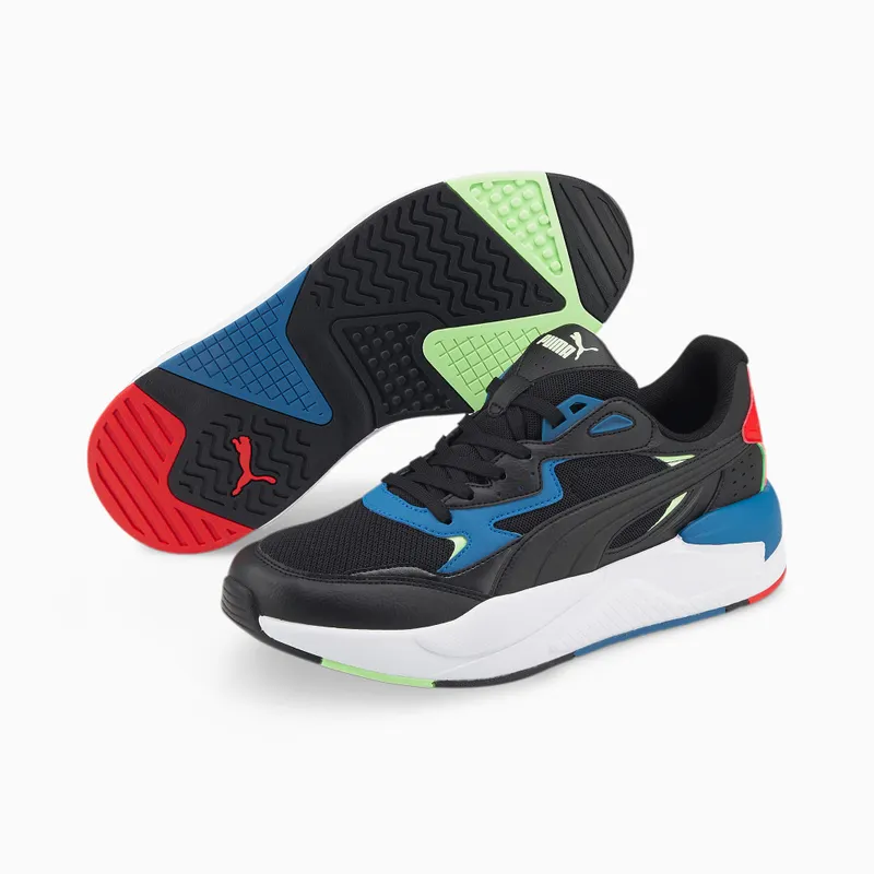 Men’s PUMA X-Ray Speed Black/Black/Vallarta Blue (384638-03)