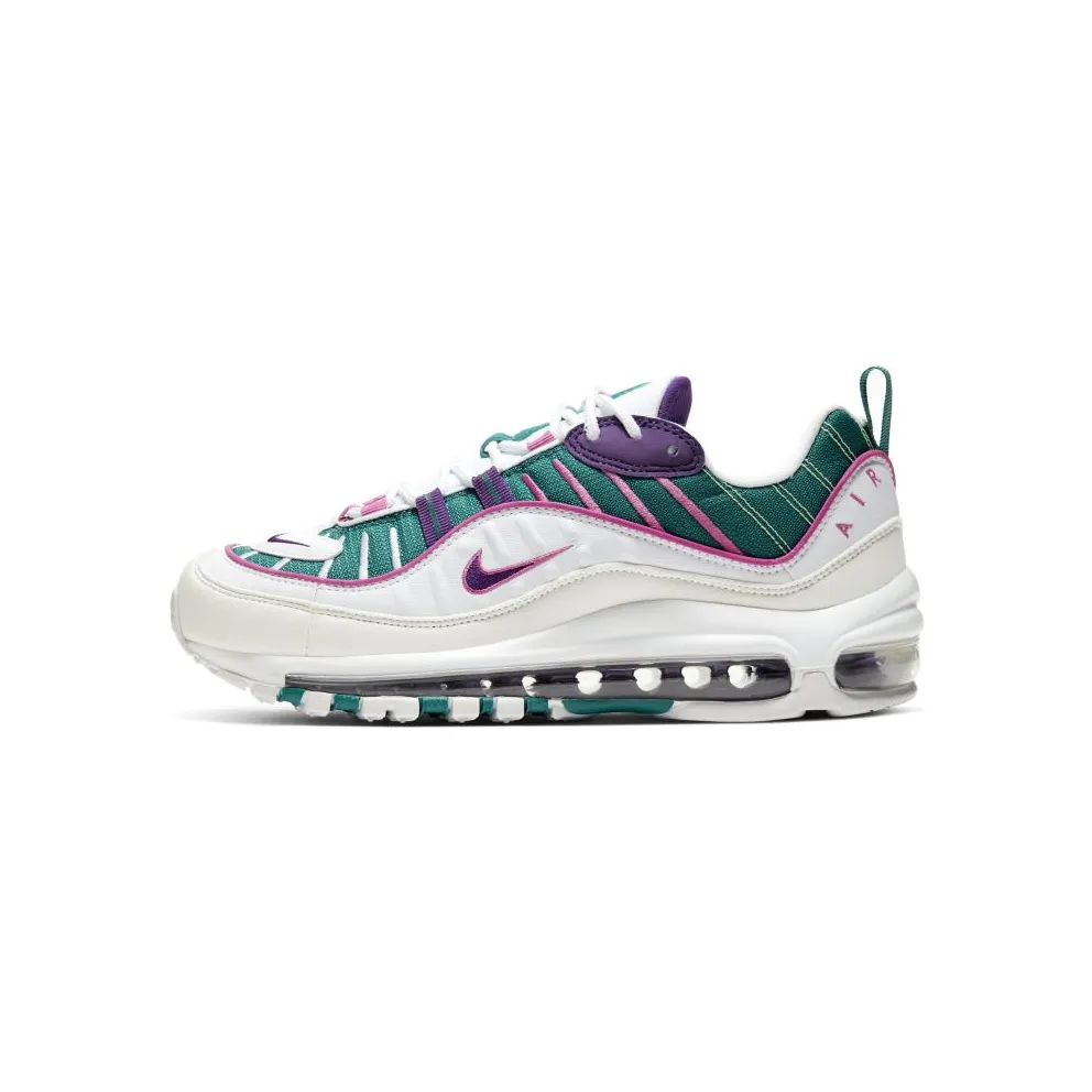 Nike Air Max 98 Easter 2020 (W) Bright Spruce/White-Active Fuchsia-Voltage Purple (CI3709-301)
