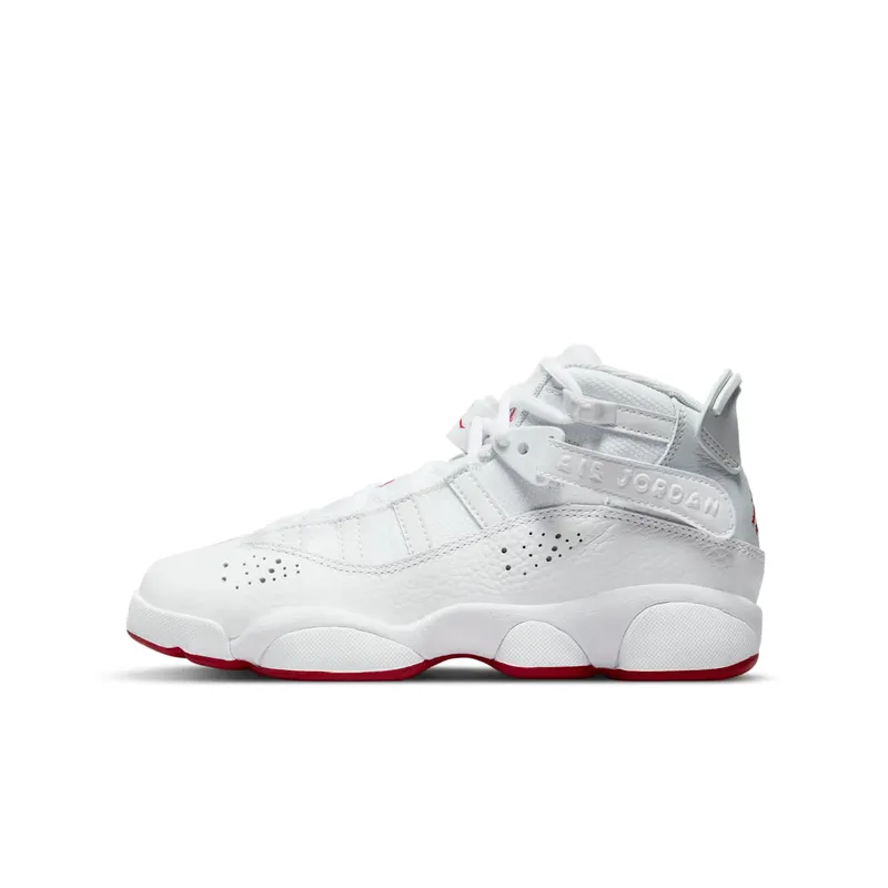 Jordan 6 Rings White Red Sole (323419-116)