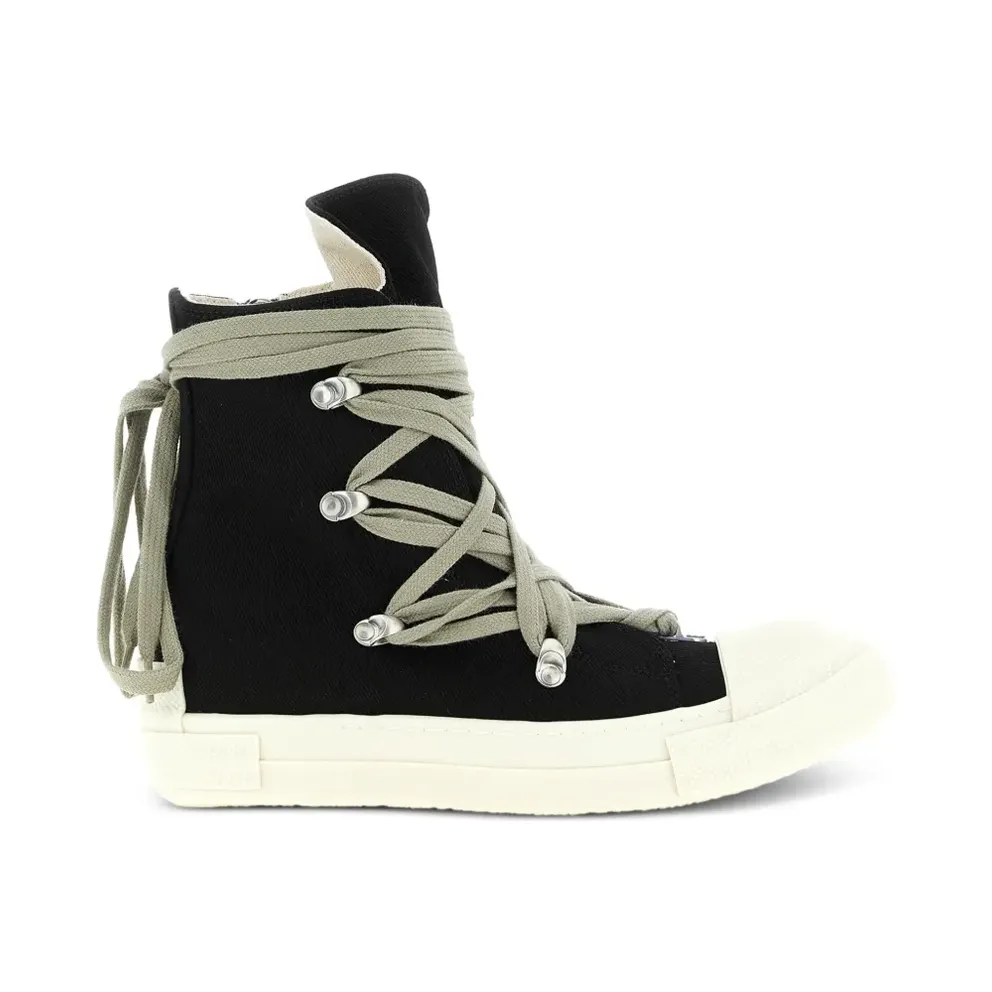 Rick Owens DRKSHDW Megalace Sneaks – Black (DS02F6809DOH1W1)