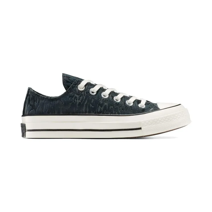 Converse Chuck 70 Ox Black Satin Leopard